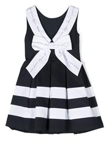 lapinhouse Lapin House Jurk met strikdetail - Blauw