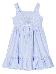 twinsetkids TWINSET Kids Gestreepte jurk - Blauw