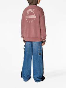 Diesel S-Macs-Rw sweater met logoprint - Roze