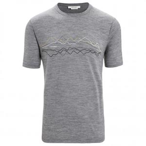 Icebreaker Kurzarmshirt Men Tech Lite II SS Tee Icebreaker GRITSTONE HTHR