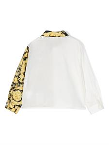 Versace Kids Shirt met barokprint - Wit