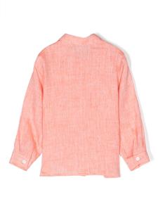 littlebear Little Bear Linnen shirt - Oranje