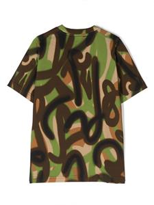 dsquared2kids DSQUARED2 KIDS T-shirt met print - Groen