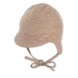 Sterntaler Peaked cap fijn ribfluweel beige