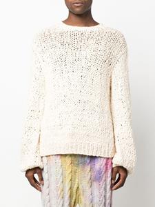 theelderstatesman The Elder Statesman Opengebreide trui - Beige