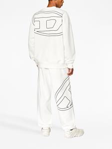 Diesel S-Rob-Megoval-D katoenen sweater - Wit