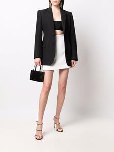 philippplein Philipp Plein Rok met logoplakkaat - Wit