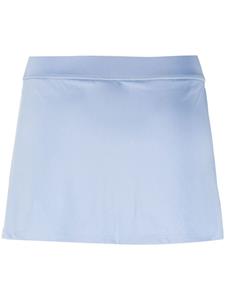 sporty&rich Sporty & Rich Mini-rok met logoprint - Blauw