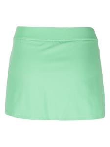 sporty&rich Sporty & Rich Mini-rok met logoprint - Groen