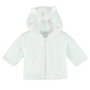 Feetje Teddy jas Basic Teddy Uit white