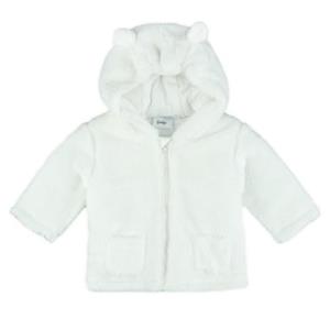 Feetje Teddy jas Basic Teddy Uit white