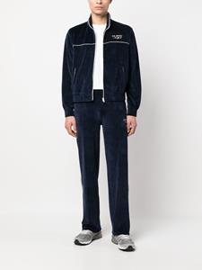 sporty&rich Sporty & Rich Sweater met geborduurd logo - Blauw