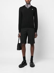 rafsimons Raf Simons Trui met geborduurd logo - Zwart