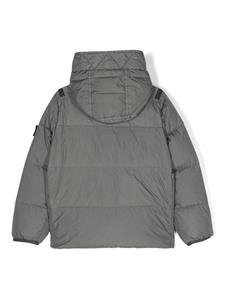 stoneislandjunior Stone Island Junior Jack met capuchon - Grijs