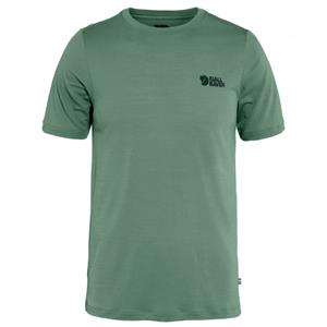 Fj&auml;llr&auml;ven Heren Abisko Wool Logo T-Shirt