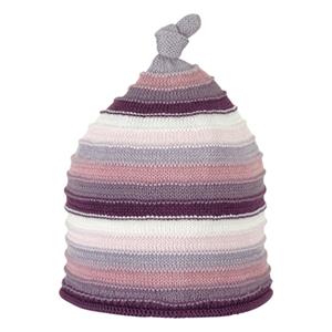 Sterntaler Gebreide muts strepen roze