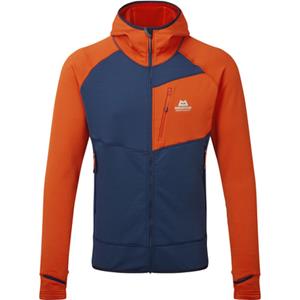 Mountain Equipment - Eclipse Hooded Jacket - Fleecevest, blauw/rood