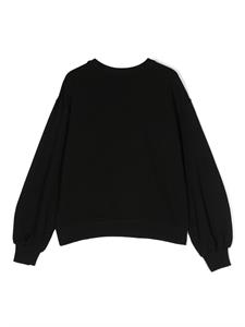 moschinokids Moschino Kids Sweater met teddybeerprint - Zwart