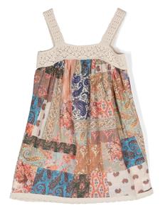 zimmermannkids ZIMMERMANN Kids Jurk met paisley-print - Roze