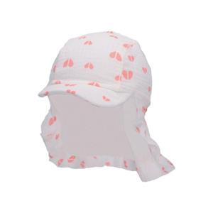 Sterntaler Peaked Cap Neck Guard Harten ecru