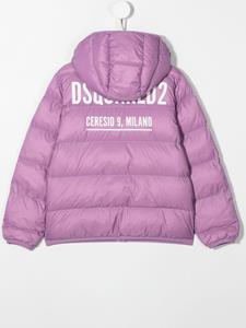 dsquared2kids DSQUARED2 KIDS Donsjack met capuchon - Paars