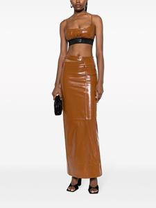 themannei The Mannei Rok met gelakte afwerking - Bruin