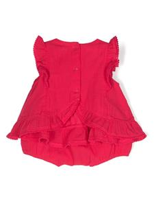 poloralphlaurenkids POLO RALPH LAUREN KIDS Top en shorts met borduurwerk - Roze