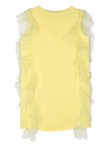 twinsetkids TWINSET Kids Jurk met tule - Geel