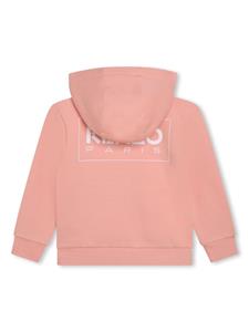 kenzokids Kenzo Kids Hoodie met logoprint - Roze