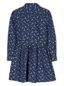 Ralph Lauren Kids Shirtjurk met bloemenprint - Blauw