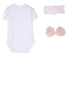 laperlakids La Perla Kids Body met bloemenprint - Wit
