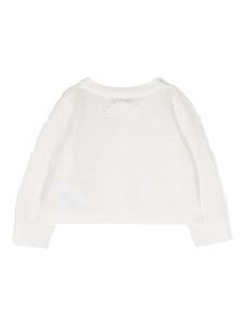 Bonpoint Vest met V-hals - Wit