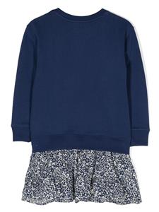 Ralph Lauren Kids Sweaterjurk met lange mouwen - Blauw