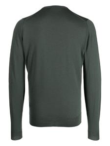 johnsmedley John Smedley Lundy sweater met ronde hals - Groen