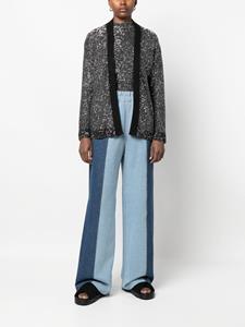 fabianafilippi Fabiana Filippi Vest met pailletten - Zwart