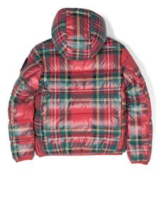savetheduckkids Save The Duck Kids Geruit donsjack - Rood