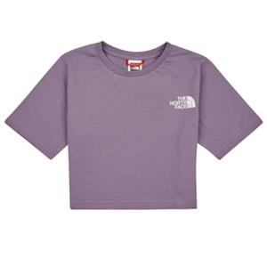 T-shirt Korte Mouw The North Face Girls S/S Crop Simple Dome Tee
