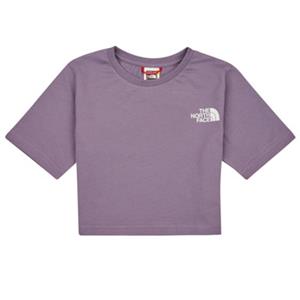 The North Face T-shirt Korte Mouw  Girls S/S Crop Simple Dome Tee