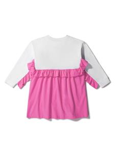 PUCCI Junior Jurk met logoprint - Wit