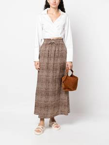 massimoalba Massimo Alba Blouse met print - Beige