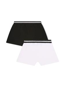 bosskidswear BOSS Kidswear Twee boxershorts met logo - Wit