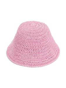 dolce&gabbanakids Dolce & Gabbana Kids Gehaakte vissershoed - Roze