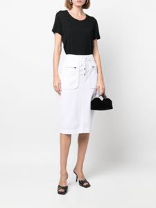 tomford TOM FORD Kokerrok met trekkoord - Wit