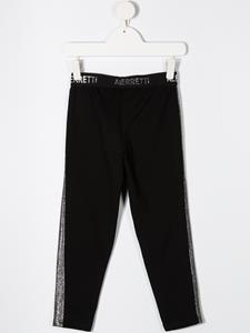albertaferrettikids Alberta Ferretti Kids Trainingsbroek met zijstreep - Zwart