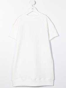 Andorine Sweaterjurk met print - Wit