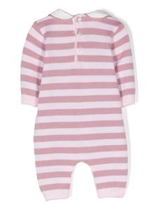 littlebear Little Bear Gestreepte romper - Roze