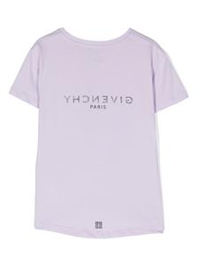 givenchykids Givenchy Kids T-shirt met logo - Paars