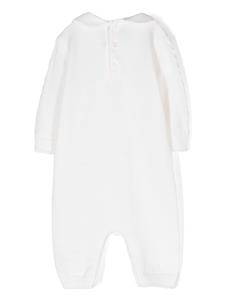 littlebear Little Bear Fijngebreide romper - Wit