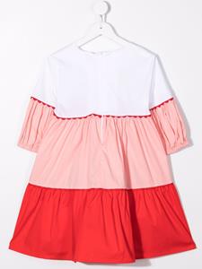 piccolaludo Piccola Ludo Jurk met colourblocking - Roze