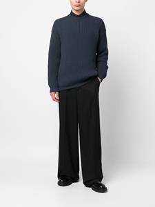 giorgioarmani Giorgio Armani Grofgebreide trui - Blauw